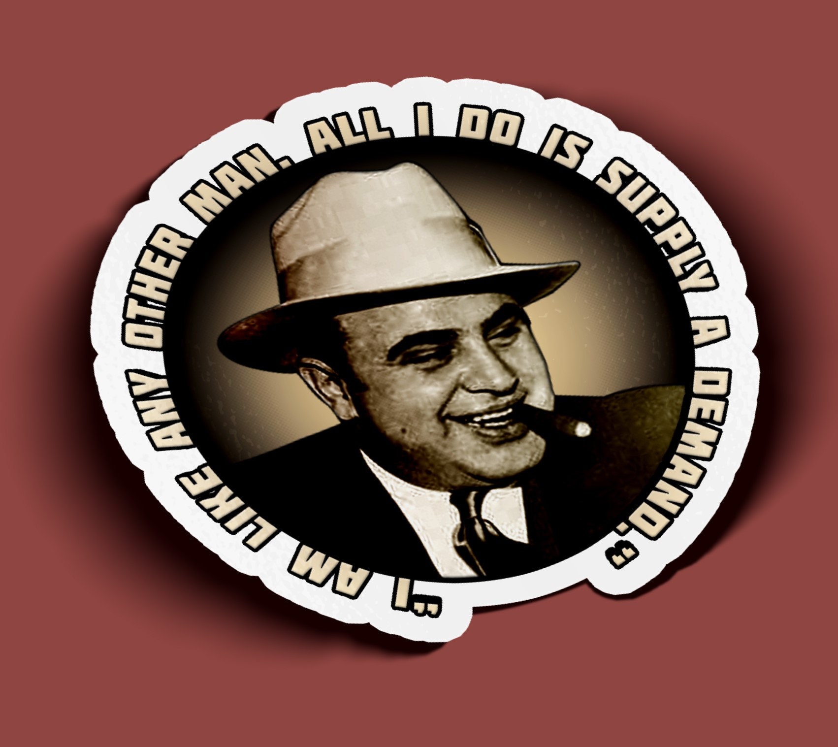 Al Capone Sticker - BOGO - 2 For The Price of 1!