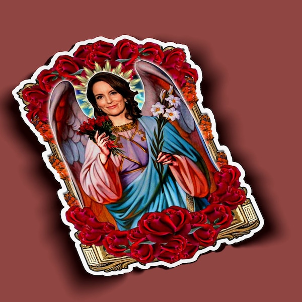 Saint Tina Fey Stickers - BOGO - 2 For The Price of 1!