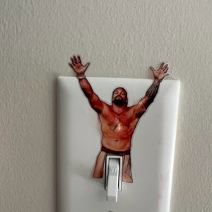 Adesivo de interruptor de luz Jason Momoa - BOGO - Compre um e ganhe outro grátis do MESMO adesivo