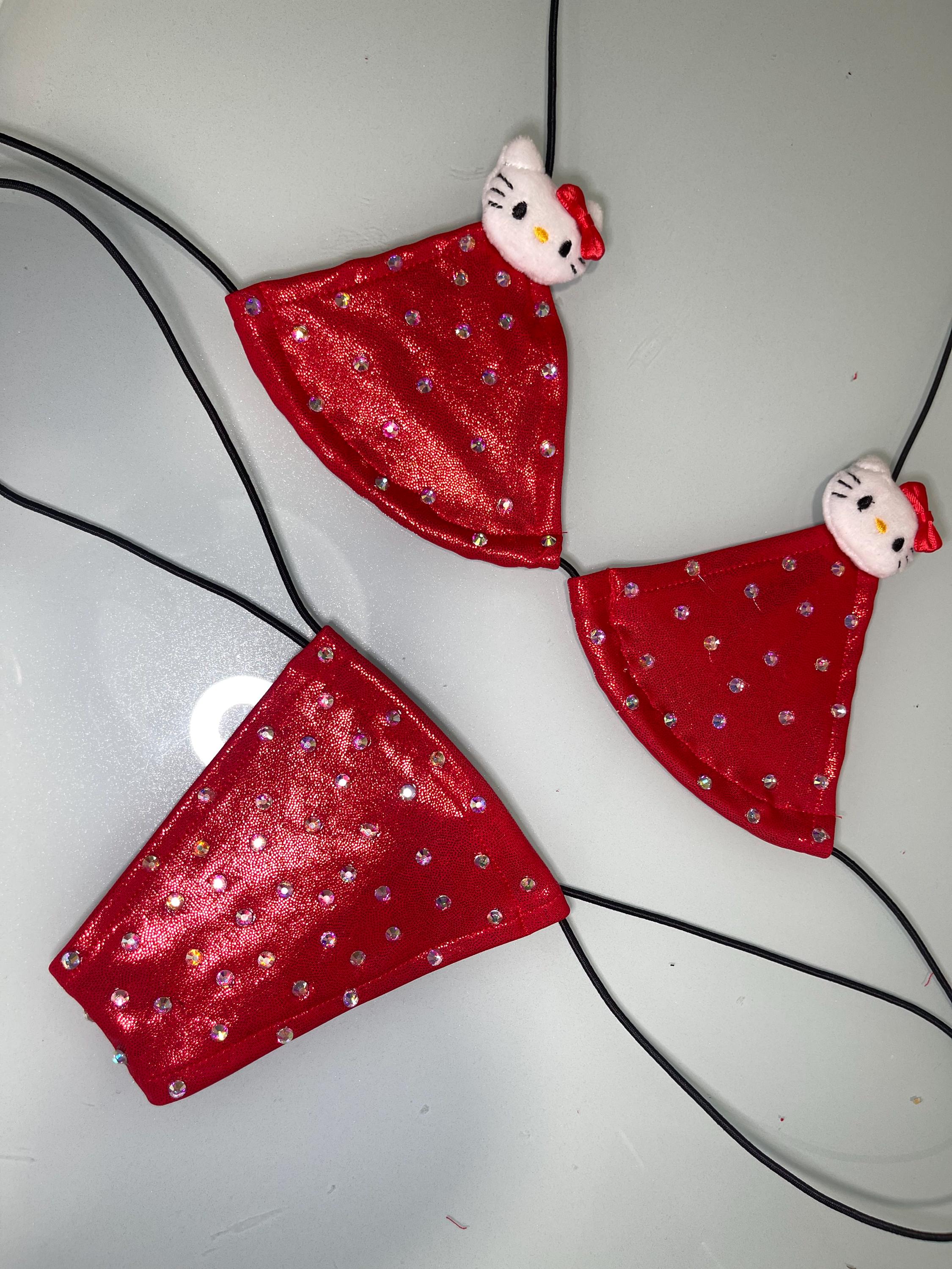 Mircrokini Red Hello- Microkini - Etsy
