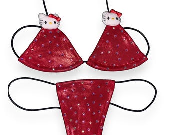 Red Hello- Microkini