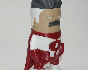 Omni-Man Miniature Figurine:  Super Hero action figure.
