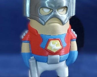 Peacemaker Miniature Figurine: DC Comics Action Figure Collectible.