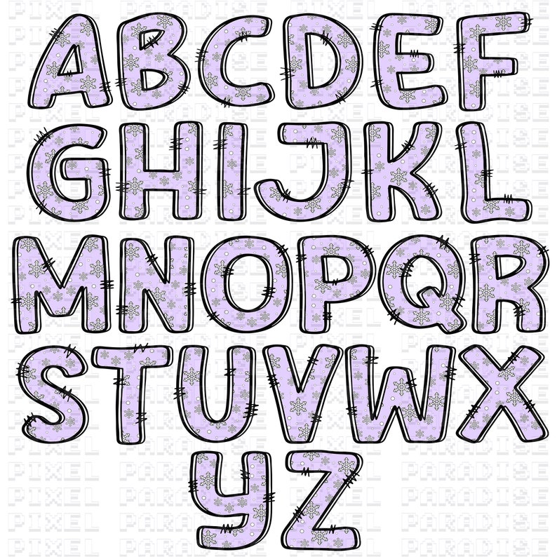 Custom Name Letters, Digital Alphabet, Popular Best Selling, Christmas ...
