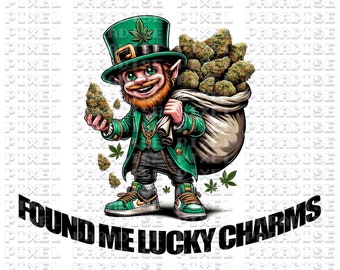 St Patricks Day PNG, Marijuana PNG, Clover PNg, Leprechaun PNG, Green PNg, Ireland Png, Irish Png, Lucky Charms Png,Shamrock St Patricks Day