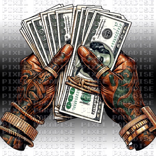Mens Hands Holding Money, Rich Png, Wealthy Png, Money Png, Cash Png, Tattoos Png, Rich Man Png, Gold Jewelry Png, Thug Png, Urban Png, png