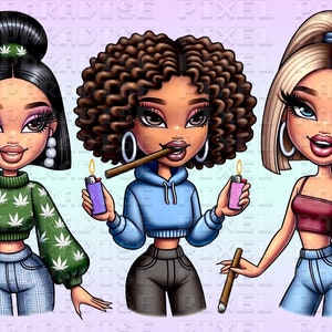 Stoner Brat Png, Stoner Girl Png, Marijuana Png, Brat smoking png, stoner png, stoner clipart, marijuana clipart, weed clipart, cannabis png