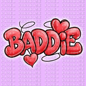 baddie png, airbrush png, 90s airbrush png, y2k airbrush png, 2000s airbrush png, airbrush letters png, cute girly png, bad bitch png, png