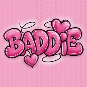 baddie png, airbrush png, 90s airbrush png, y2k airbrush png, 2000s airbrush png, airbrush letters png, cute girly png, bad bitch png, png