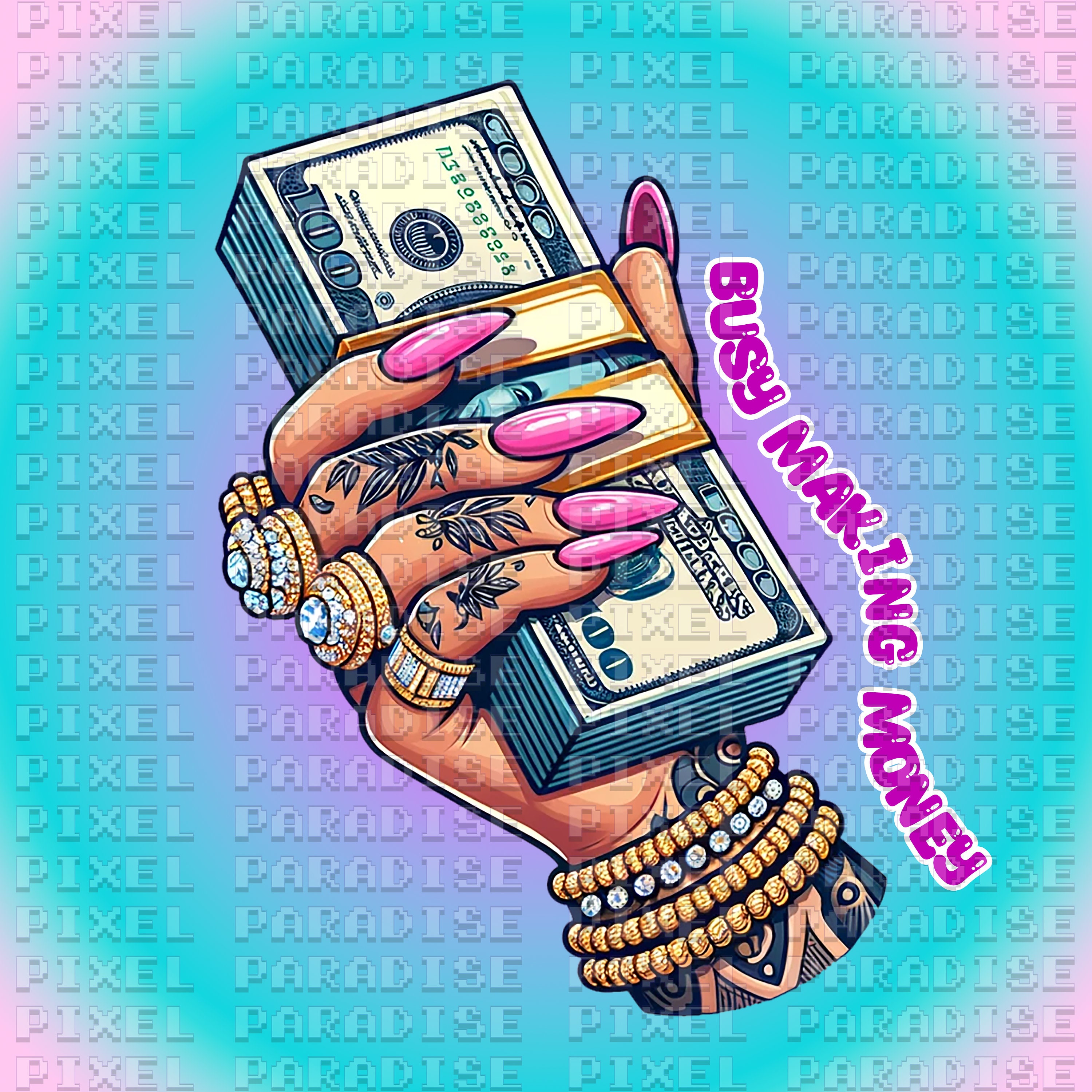 MOney PNG, Boss babe png, boss png, Long Nails png, Nails png, tattoos png, tattoo png, hands png, stack of money png, dollar bill, bill png