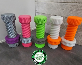 4.5" 3D Printed Fidget Bolt Toy made from PLA Plus