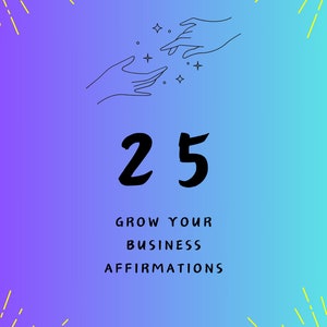 25 cartes d’affirmations de croissance d’entreprise imprimables en espagnol et en anglais, phrases d’affirmation positive, affirmations, téléchargements numériques