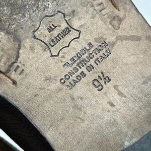 Bruno Magli Mens Dark Brown Leather Cap Toe Oxford Shoes Made in Italy 4388 9.5 image 8