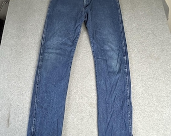 Vintage Wrangler Jeans Mens Rare 39x38 Blue 13MWZ Cowboy Cut Western Made In USA