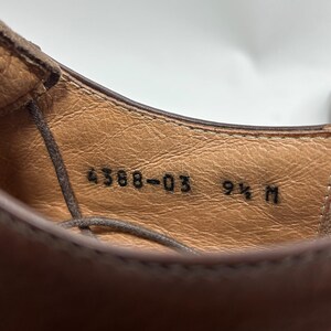 Bruno Magli Mens Dark Brown Leather Cap Toe Oxford Shoes Made in Italy 4388 9.5 image 6