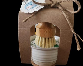 Solid Dish Soap | Handmade Soap | Zero Waste Kitchen Cleaner | Eco Friendly Gift | Zero Waste Starter Kit | Artisan Soap | Housewarming Gift