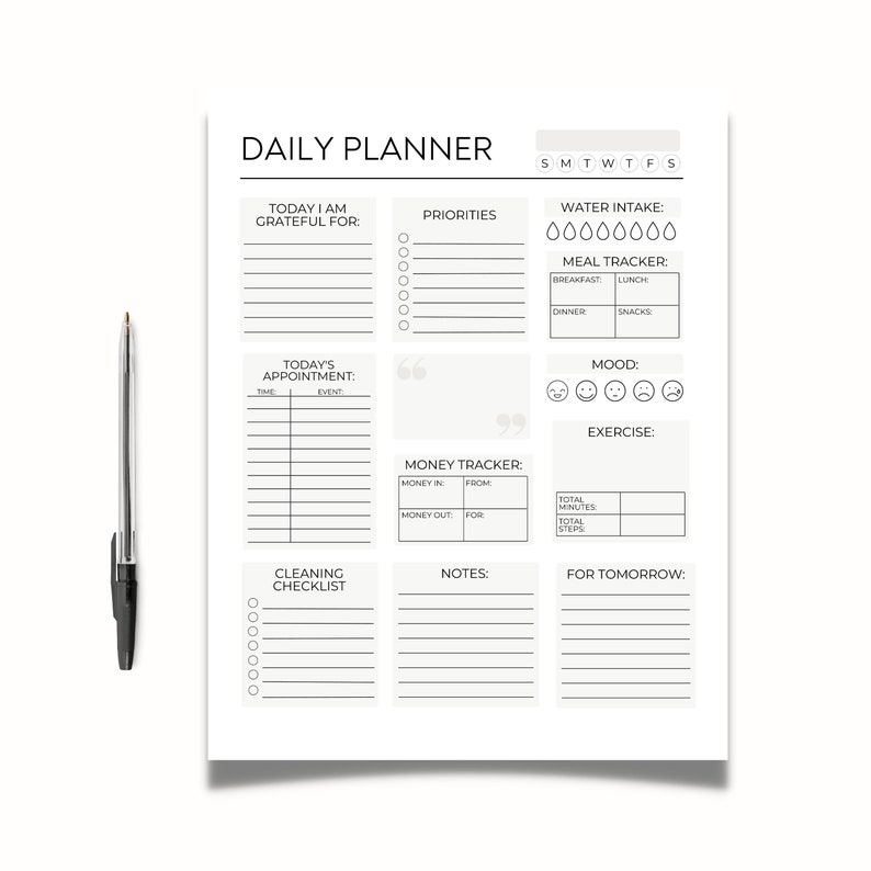 2023 Printable Daily Planner Goodnotes to Do List Money Etsy
