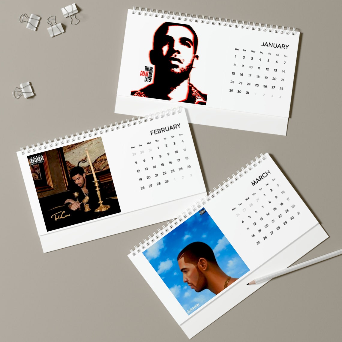 Drake Calendar 2024 Grid Etsy