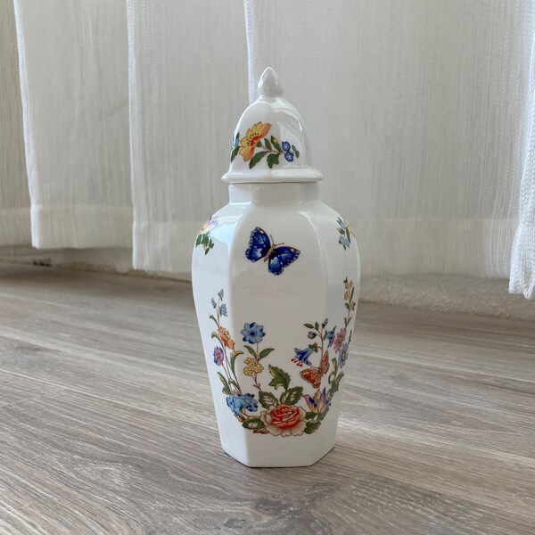 Aynsley Cottage Garden Jar With a Lid Etsy