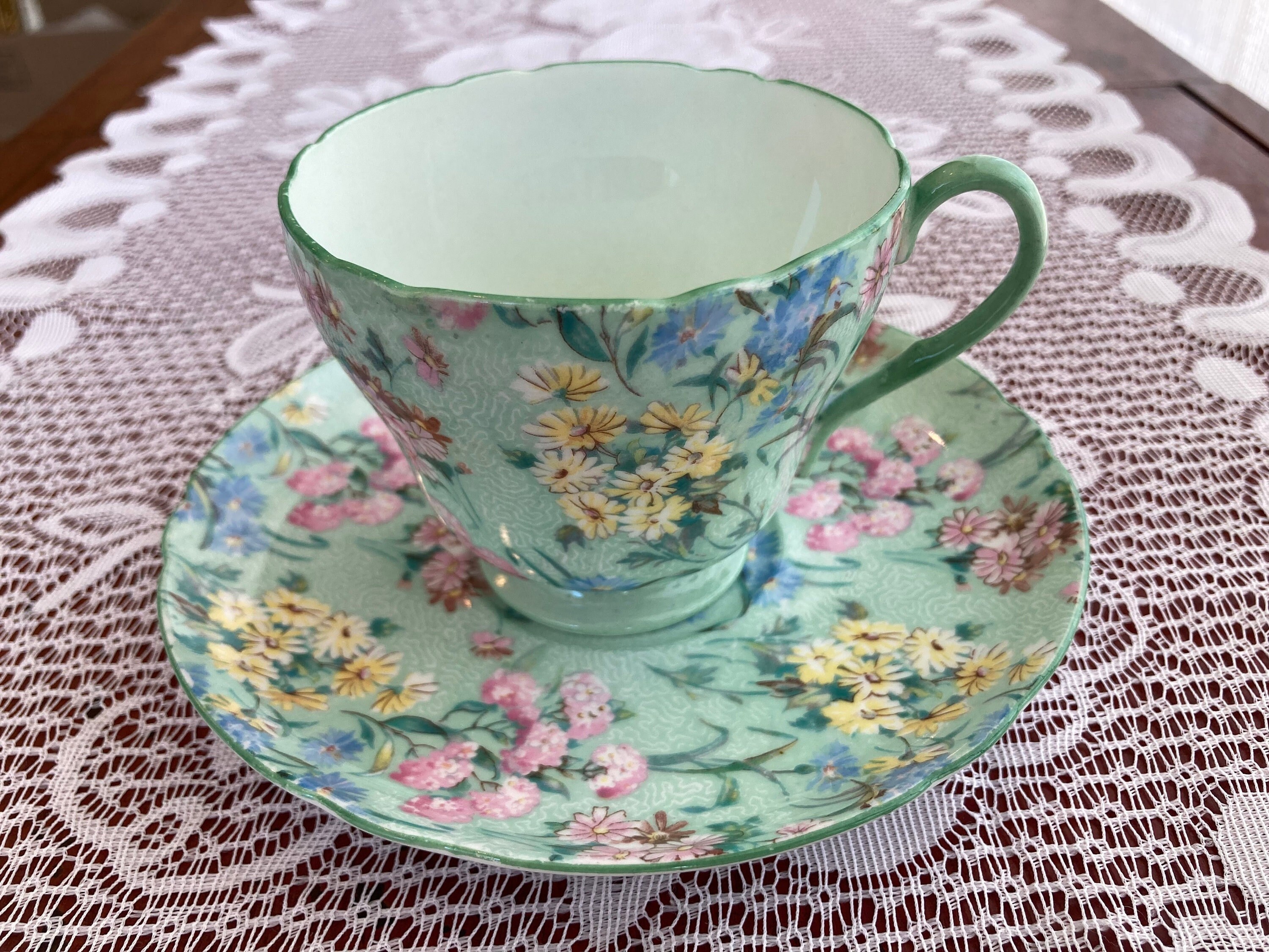 Shelley Cup and saucer (DEB) Shelley Cup and saucer (DEB)
