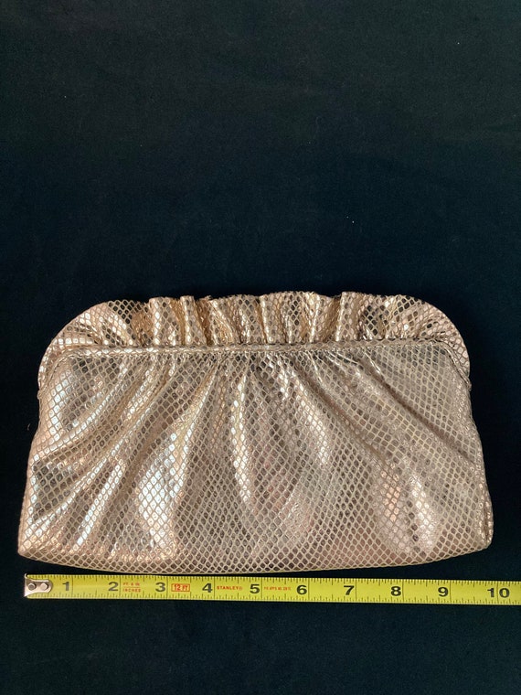 Lauren merkin cheap gold clutch