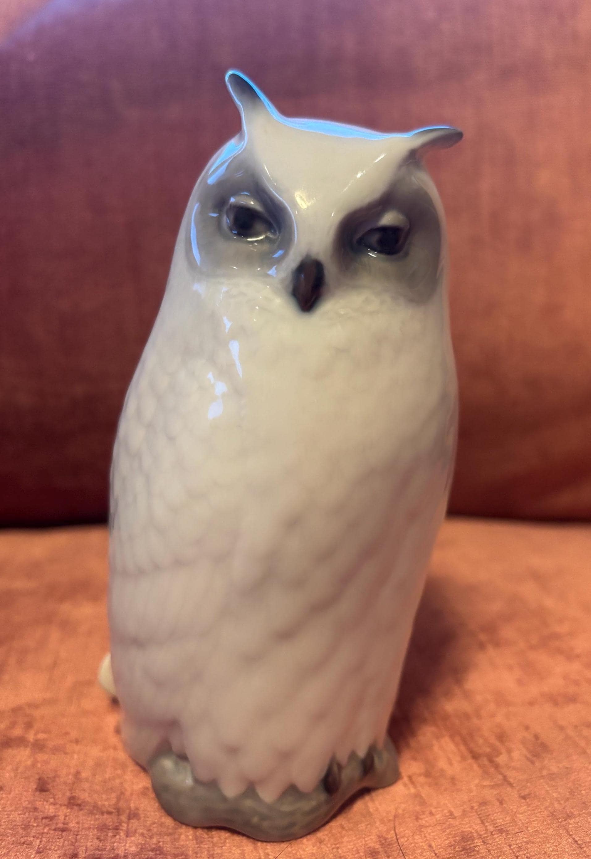 Vintage Royal Copenhagen White Snowy Owl Figurine no. 155