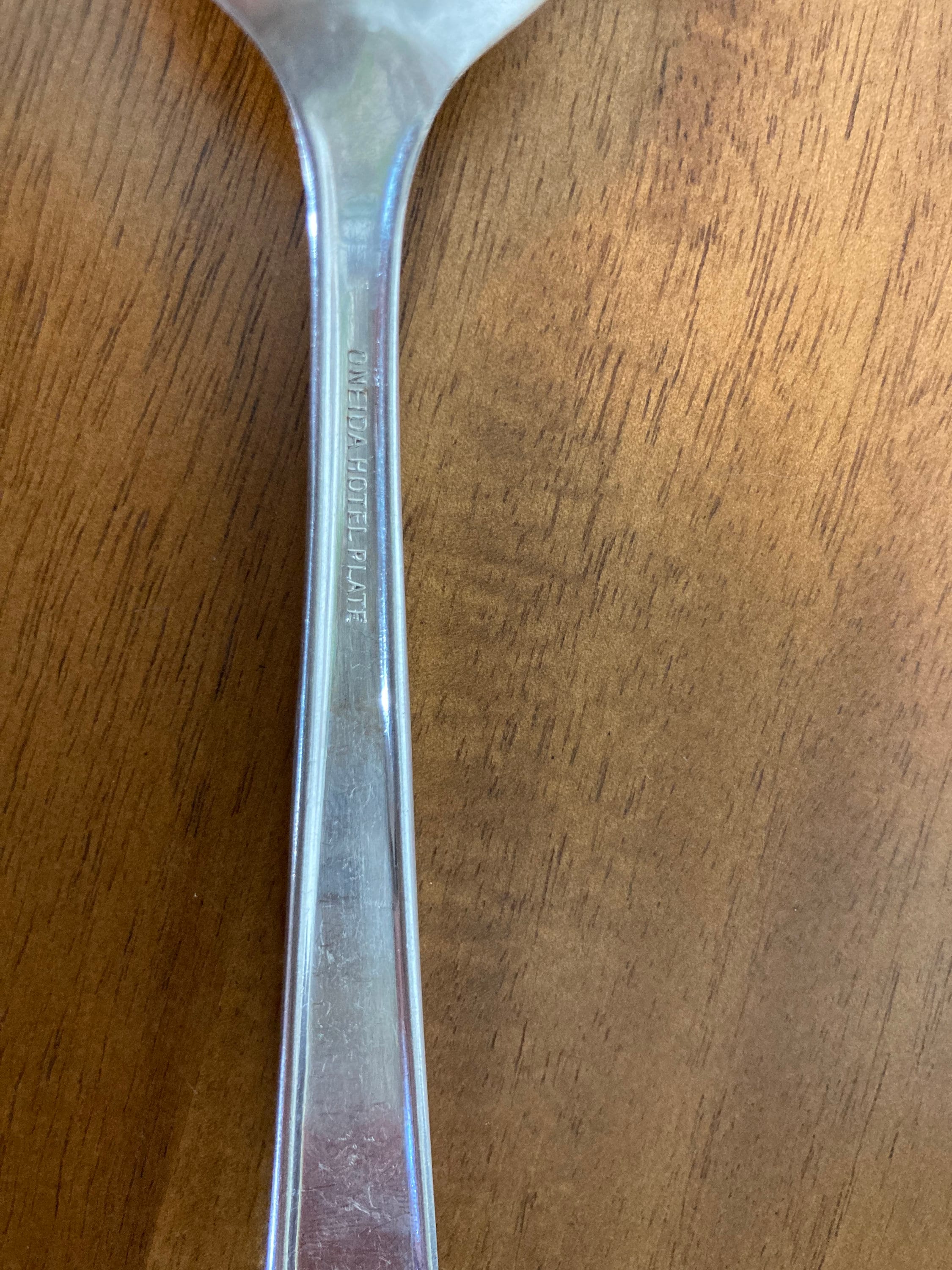 Vintage Hotel Plate Silver Spoons Vintage by Oneida, Tablespoons and