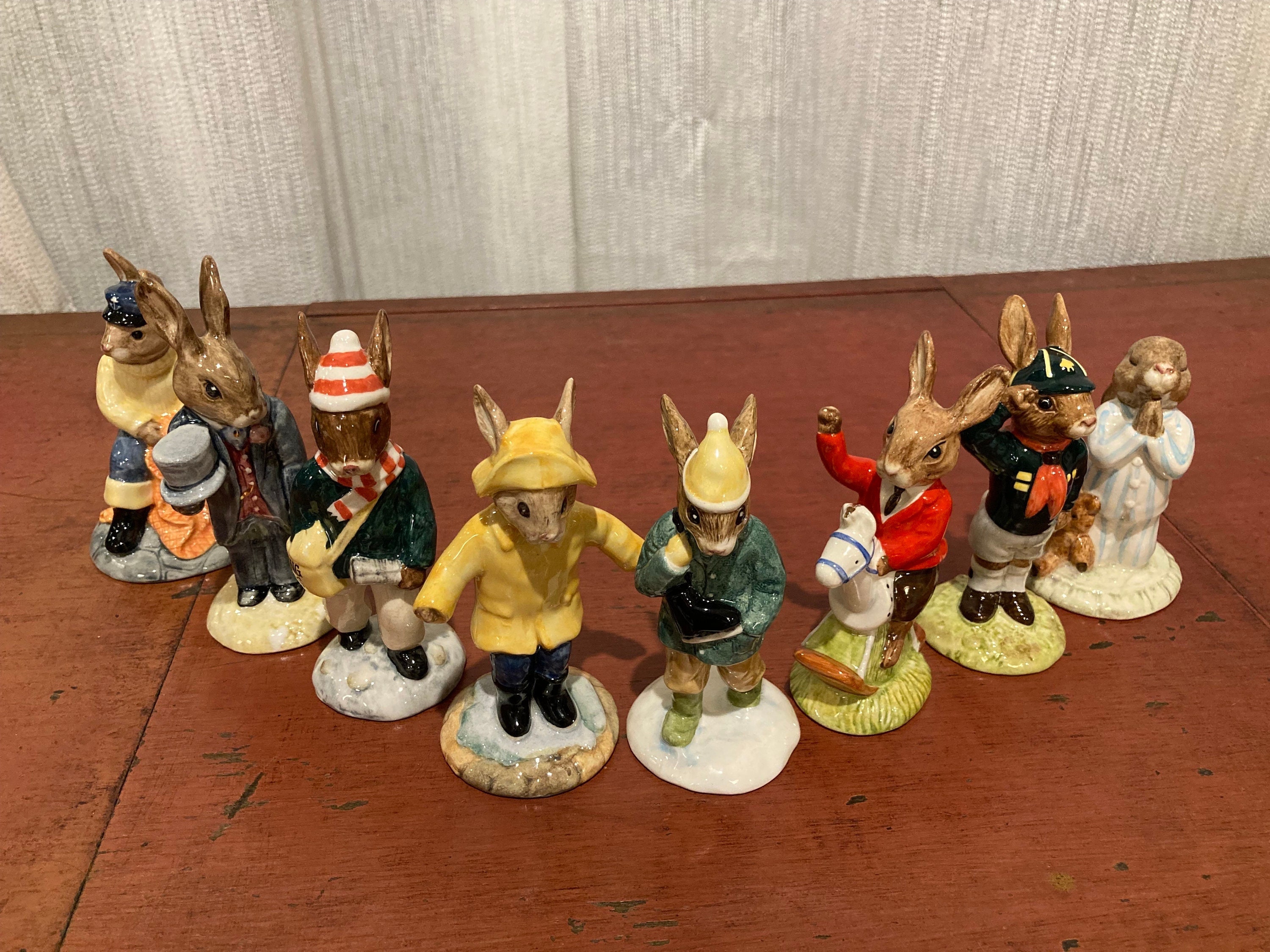Sale! 美品 vintage ロイヤルドルトン Bunnykins Royal Doulton Bunnykins Figurines: Collectible Porcelain Rabbits