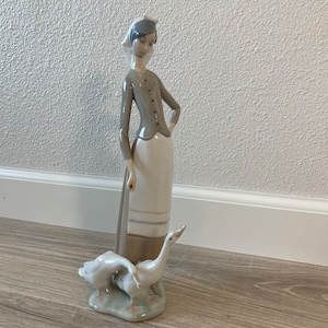 Lladro Girl Goose - Etsy