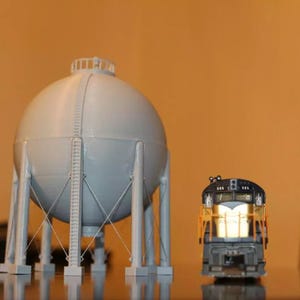HO Scale Model Natural Gas Storage Tank Custom
