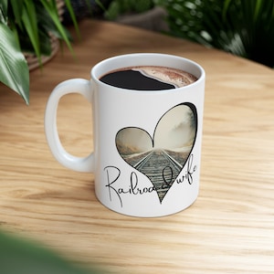 Railroad wife coffee mug | Railroader wife gift | Train wife | Railroad gift for her | railroad coffee cup