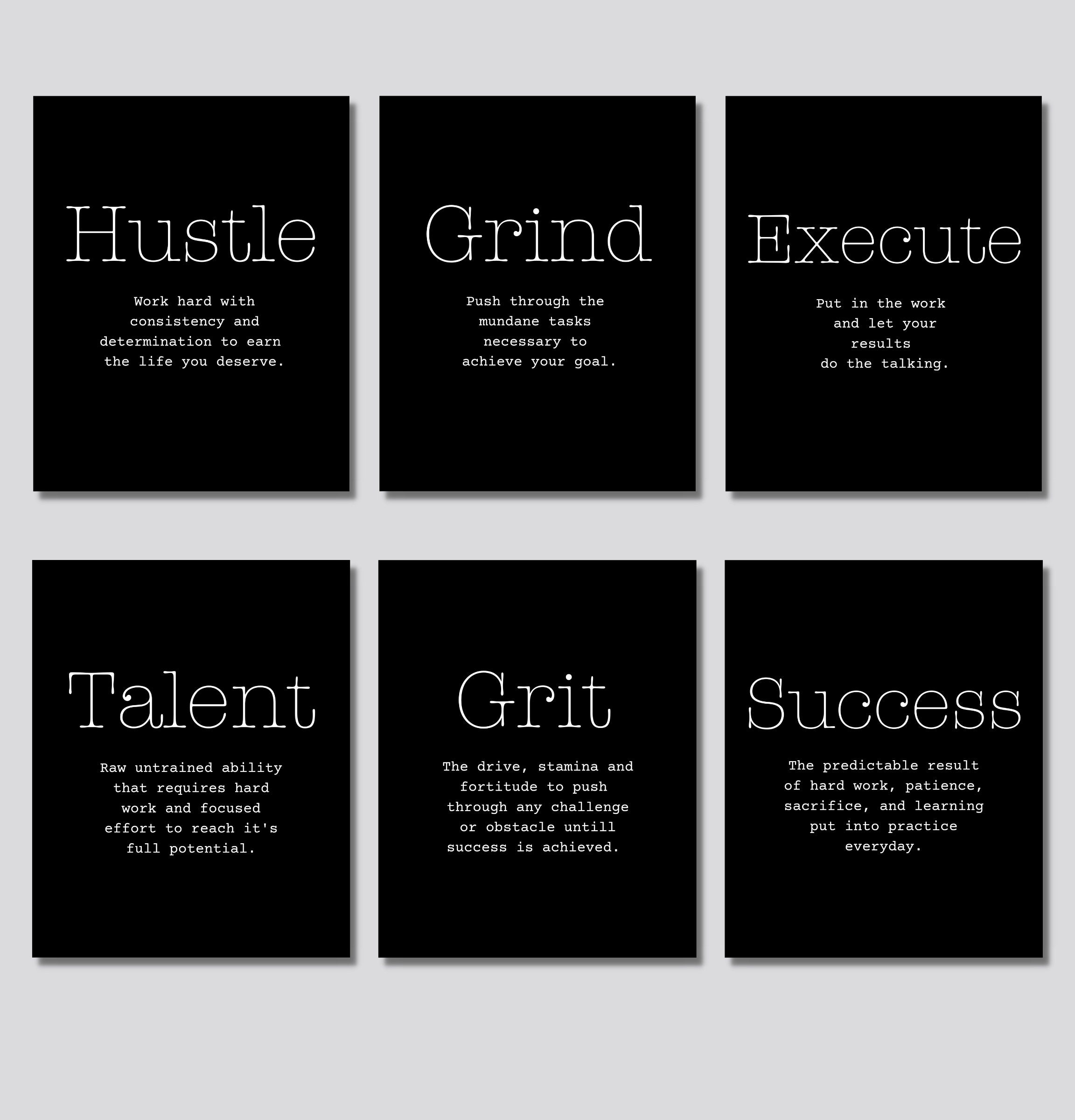 Office Motivational Posters Printable Download Gallery Wall 12 Set ...