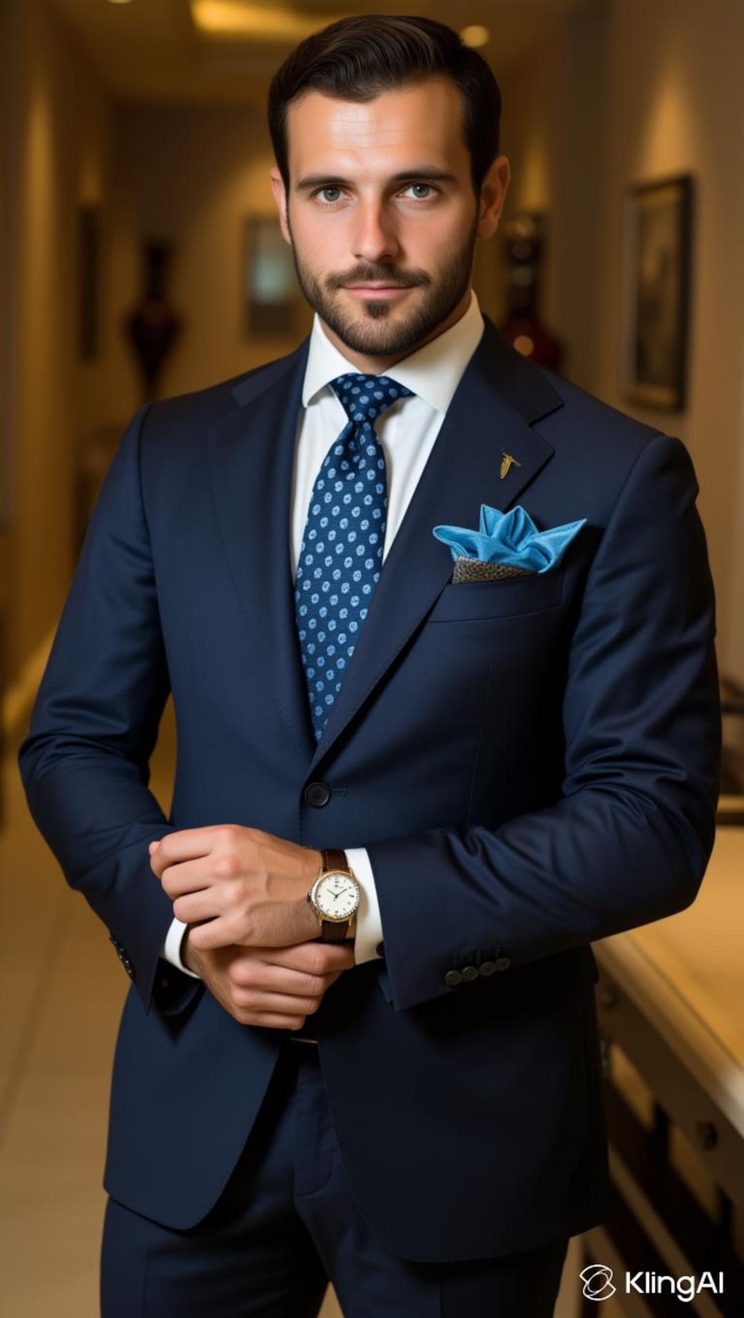 Hand Tailored Carlo Barbera Wool Suit: Bespoke Single Breasted