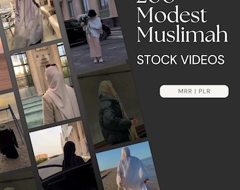 200 bescheiden moslimhaspels, hijabi-content voor sociale media