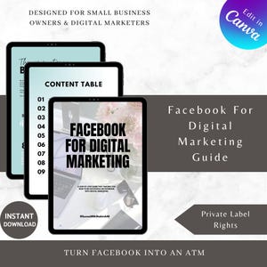 Facebook Marketing Guide: Faceless Strategies, PLR (Digital Download)