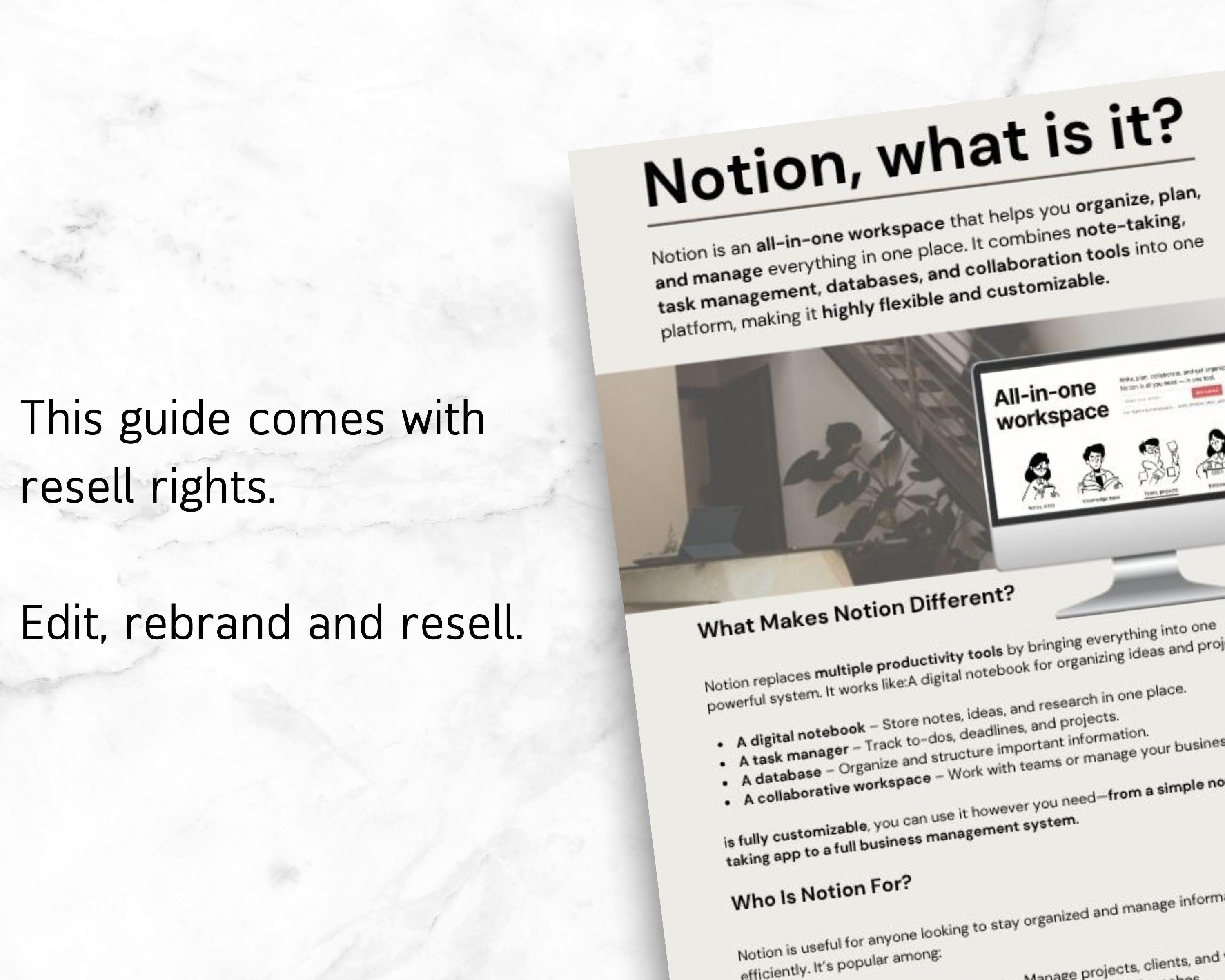 Notion Guide for Beginners: Instant Download - Etsy