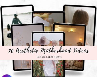 70 Faceless Motherhood Videos | Instagram & TikTok Reels (Digital Download)