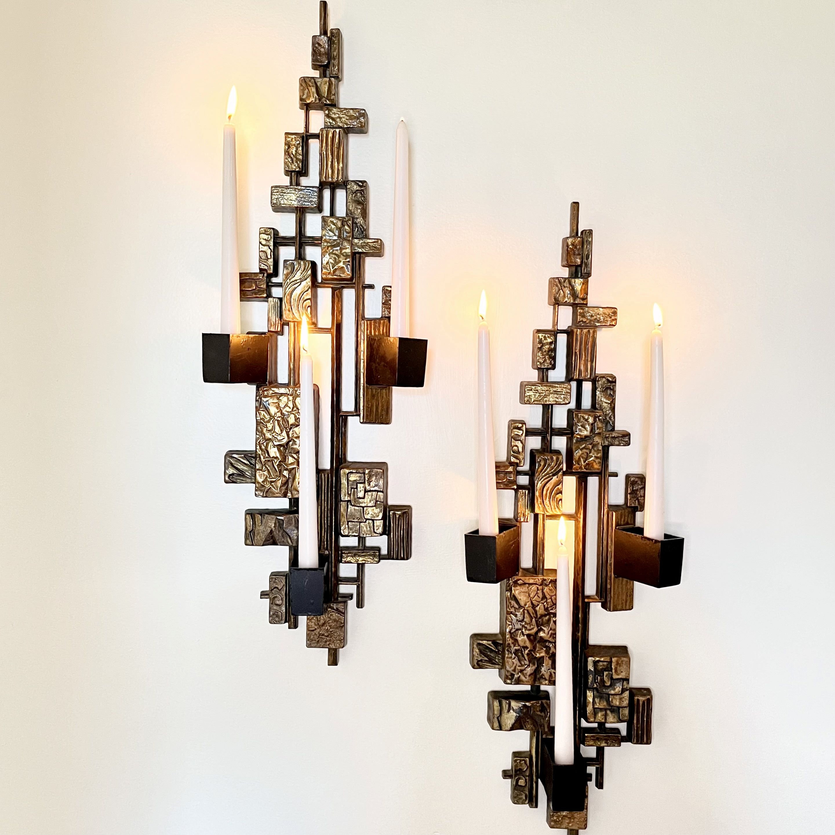 Extra large wall sconces for candles deals