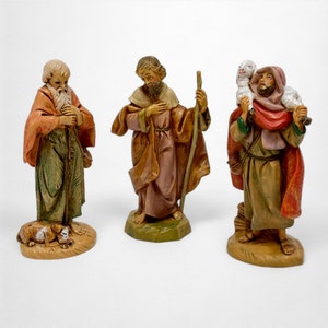 WYBÓR: Figurka Fontanini 5 cali (13 cm) w oryginalnym pudełku | Abraham, Józef lub Mateusz | Szopka Bożonarodzeniowa Mężowie Biblii