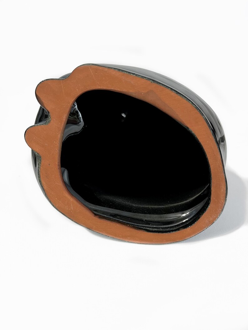 Large Blue Mountain Pottery Siamese Cat Statue Standing Kitty Green