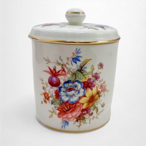Vintage Jam Pot or Lidded Sugar Bowl | Hammersley Minuet or Howard Sprays Open Stock Dinnerware | Flower Bouquet | English Fine China