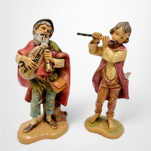 WYBÓR: Figurka Fontanini 5 cali (13 cm) z kolekcji Centennial Collection w oryginalnym pudełku | Michael lub Josiah | Muzycy biblijnej sceny Narodzenia Pańskiego