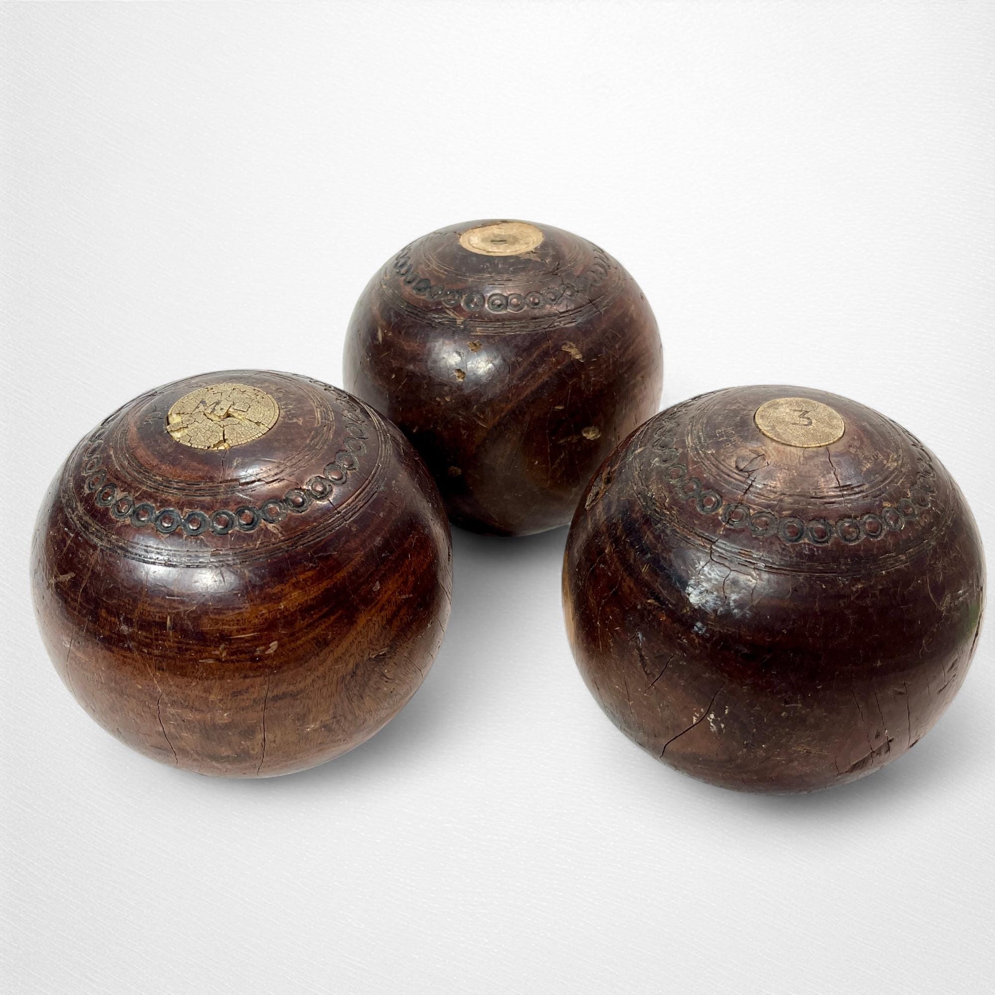 Antique wood balls - Etsy 日本