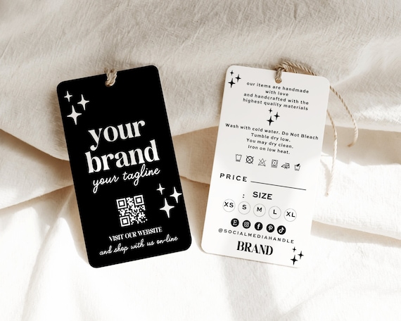 Custom Clothing Labels, Clothing Tags, Hang Tag Custom Clothing Label,  Custom Swing Tags, Custom Handmade Tag, Business Card, Business Tag 
