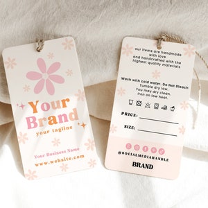 Shelf Pricing Tags Editable Canva Template Retail Price Tags