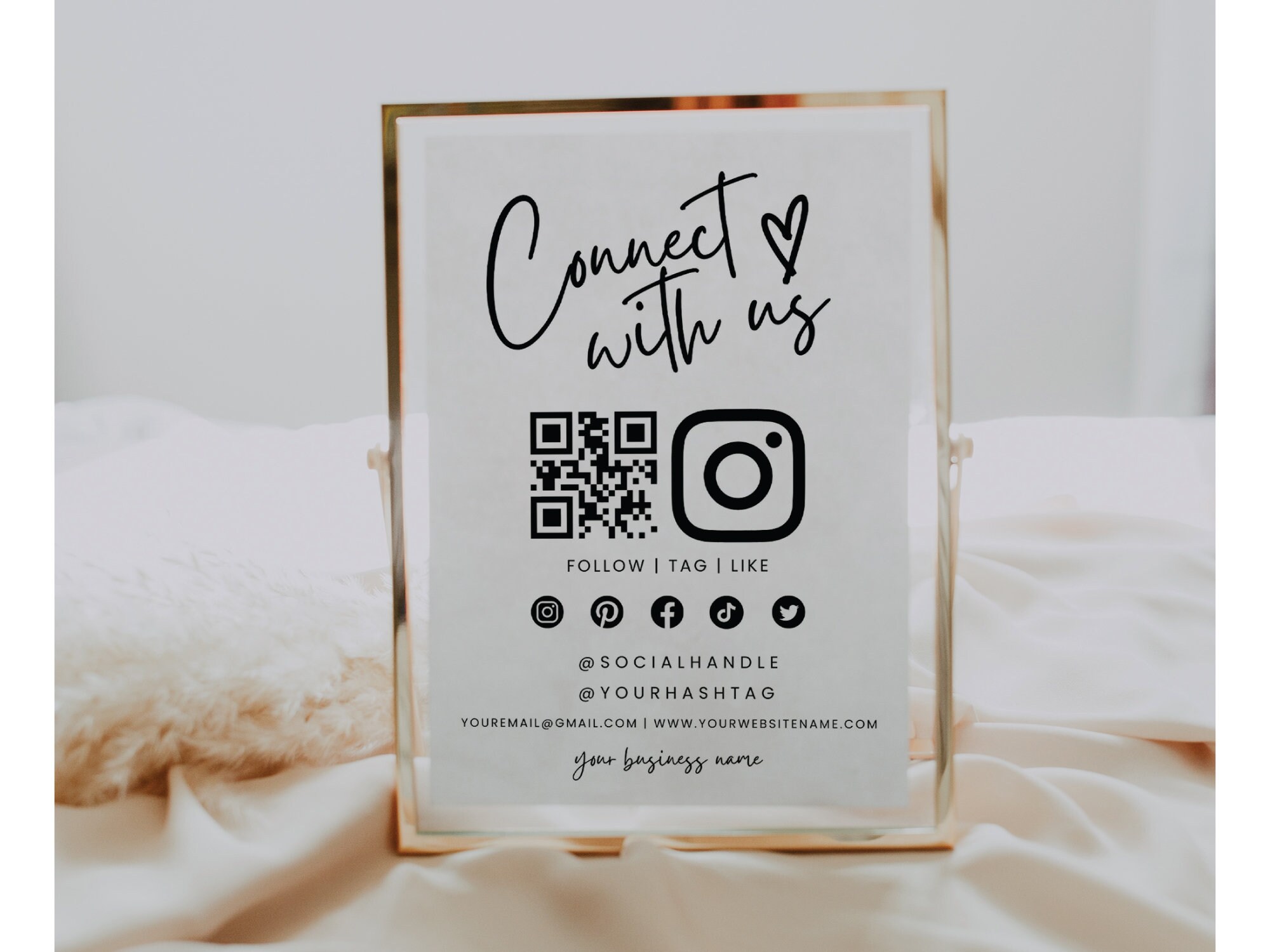 Social Media Sign Template, DIY Follow Us on Social Media, Small Business Sign, Canva Template, Social Media Business Sign, Instagram Sign - Etsy social-media-sign-template-diy-follow-us-on-social-media-small-business-sign-canva-template-social-media-business-sign-instagram-sign-etsy