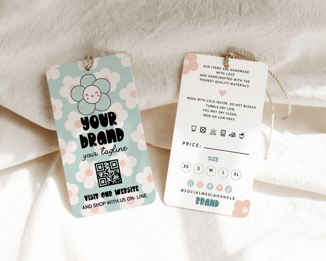 Editable Hanging Tags Template, Editable Price Tag Label, Printable ...