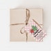 Editable Christmas Hang Tag Template, Printable Garment Label Template ...