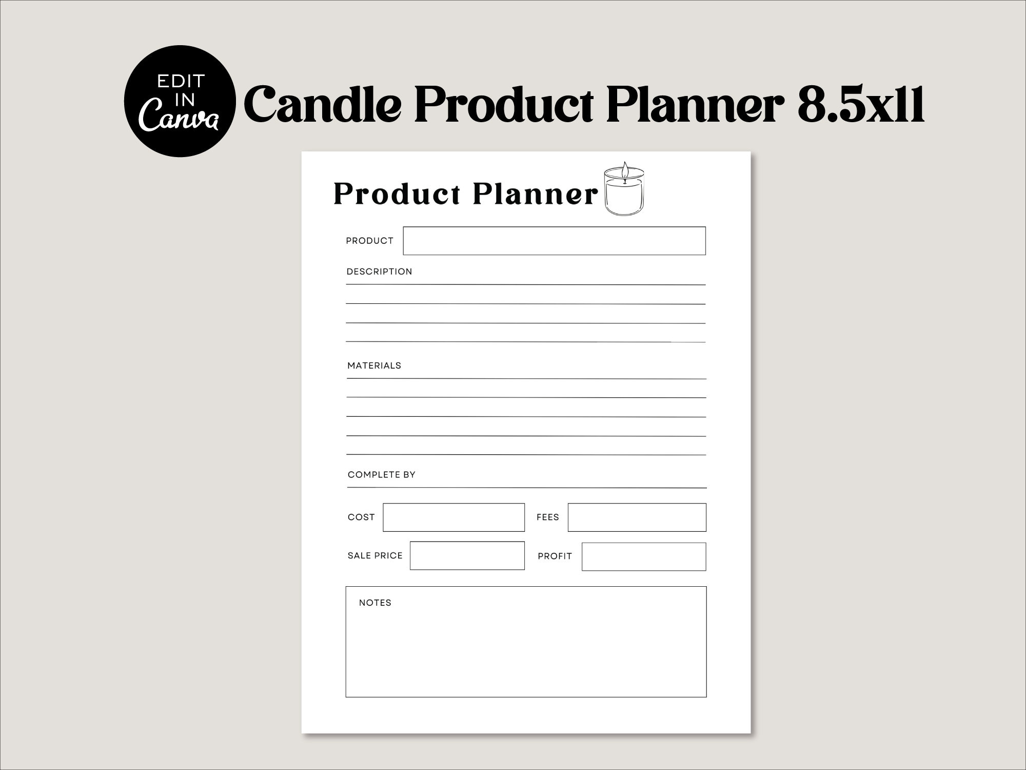 Editable Candle Testing Sheet Printable Candle Burn Test Etsy Australia