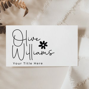 Real Estate Business Card | Diy Calling Card | Modern Business Card | Minimal Business Cards | Editable Business Card | Canva Template